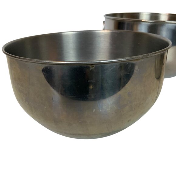 Farberware Stainless Steel Nesting Mixing Bowl Set Of 3 with Thumb Rings Korea - Picture 5 of 7